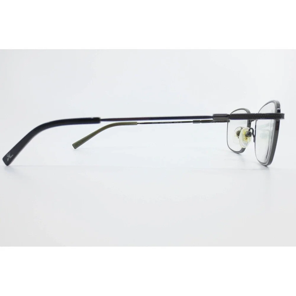 Hobie HO4003U Eyeglasses Shiny Gunmetal Rectangular Metal Frames 50-18-135 38745